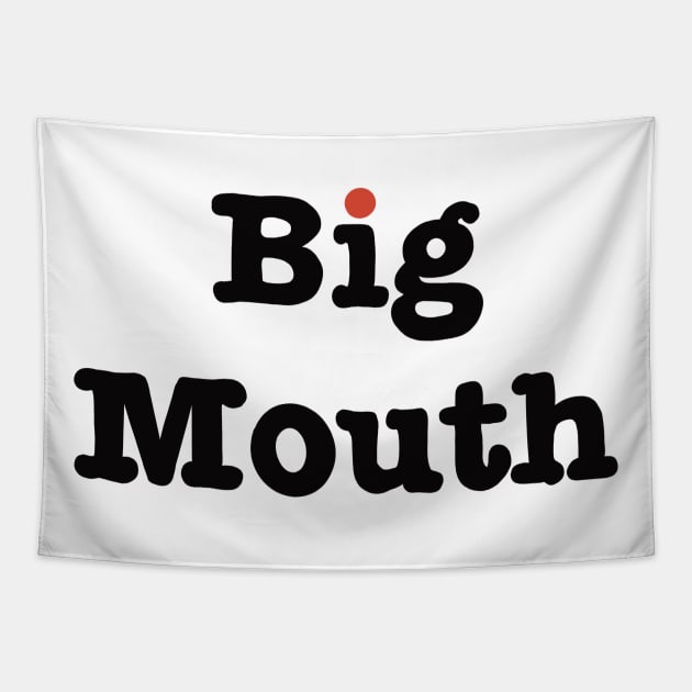 Big mouth Tapestry by rachelslanguage