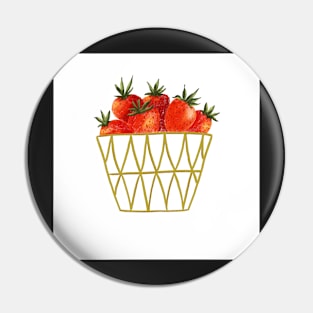 Sweet Strawberries Pin