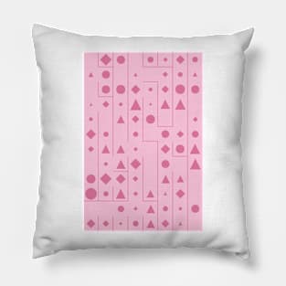 Gift for Valentines Day - Geometric Pattern - Shapes #17 Pillow