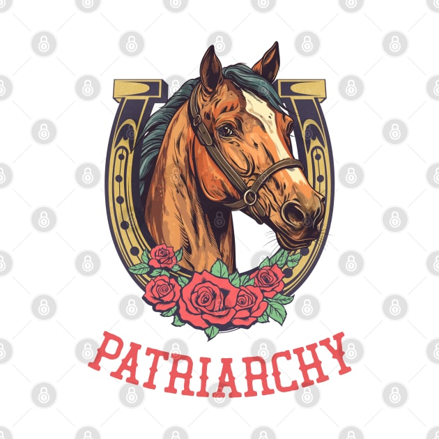 Patriarchy -- Retro Horse Design by DankFutura