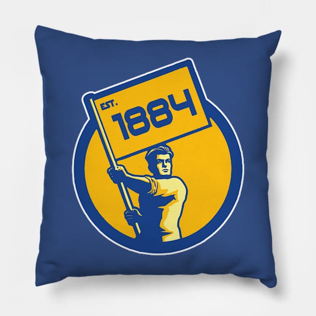 Est. 1884 Leicester Pillow by Confusion101