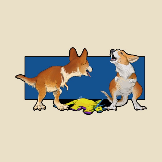 Terrible Thunder Corgis by Sneer Campaign