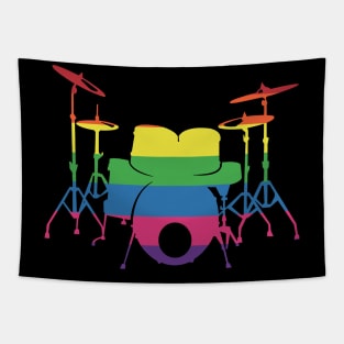 LGBT Drummer Tapestry