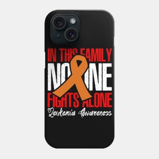 In This Family No One Fights Alone Phone Case