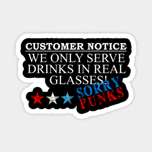 Customer Notice Magnet