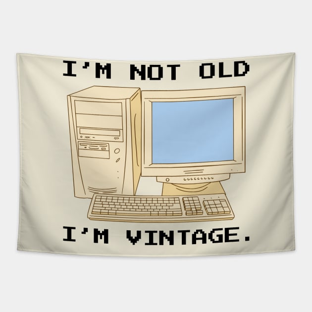 Vintage Computing: Age Is Just a Number for This Classic! Tapestry by Life2LiveDesign