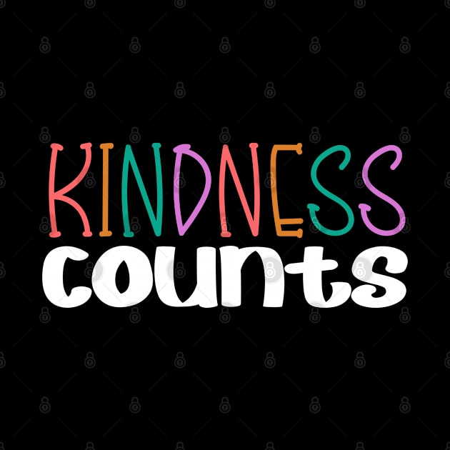 Kindness Counts T-shirt, Anti-bullying by Funnyology