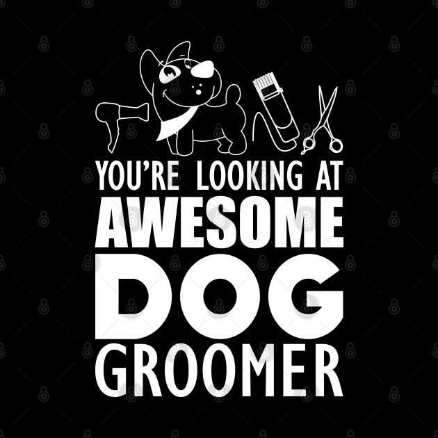 Dog Groomer - You are looking at awesome dog groomer w by KC Happy Shop