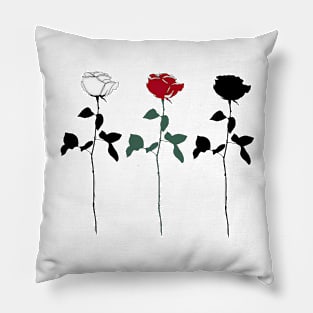 Three Rose Set Pillow