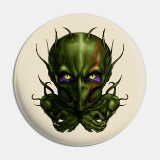 strange alien warrior Pin