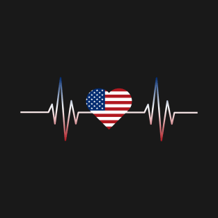 United States Heartbeat T-Shirt