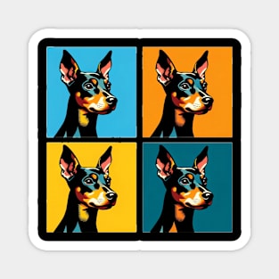 Manchester Terrier Dog Pop Art - Dog Lovers Magnet