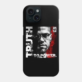 Malcolm X Truth to Power Phone Case