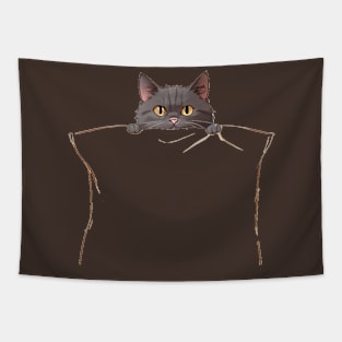 You have a cat in your pocket! Tapestry