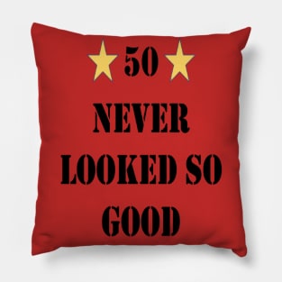 50th Birthday Pillow