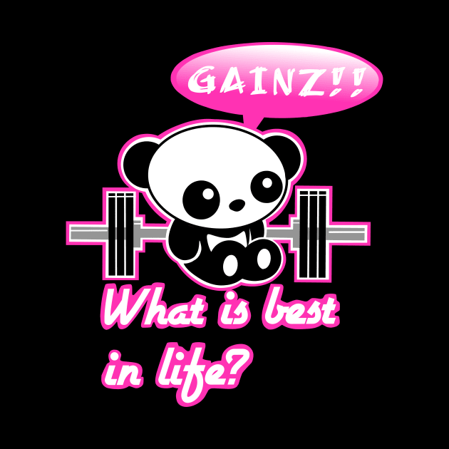 Panda Gainz by TimAddisonArt