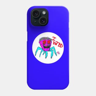 I VOTED! (sticker on shirt style) Phone Case