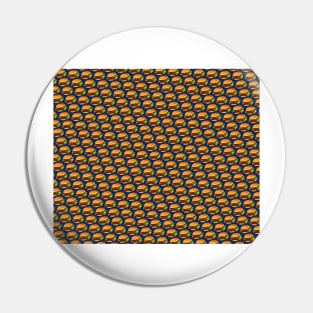 Cheeseburger Pattern Pin