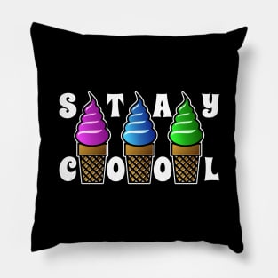 STAY COOL ICE CREAM CONE Pillow