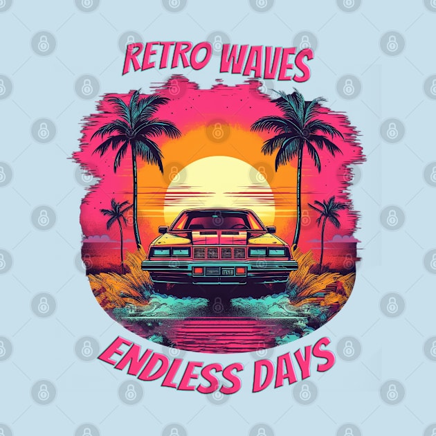 Retro Waves by Shirt-O-Rama