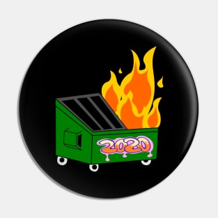 Dumpster Fire Pin