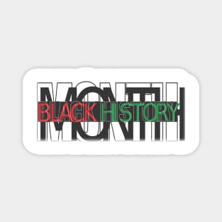 Black history month t shirt for women and men Magnet