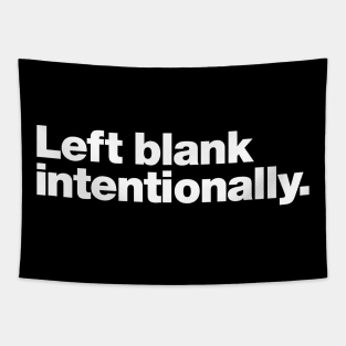 Left blank intentionally. Tapestry