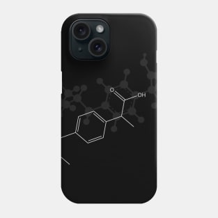 Ibuprofen Molecule Phone Case