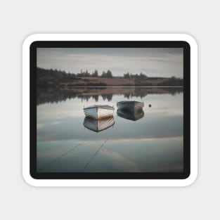 Rowing Boats in the mist Magnet