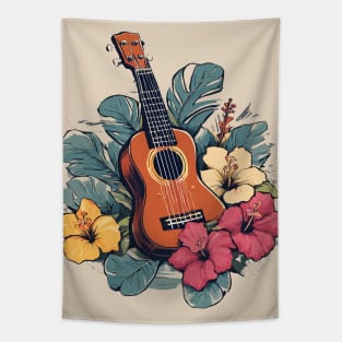 Uke Ukulele Hawaiian Tapestry