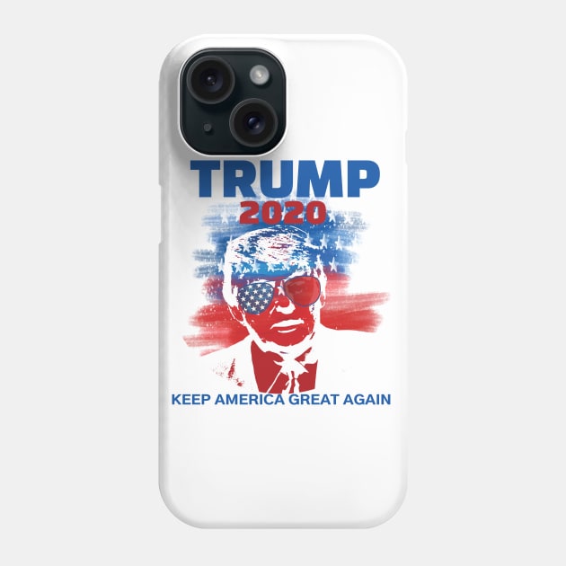 Trump Keep America Great Again short Sleeve T-Shirt 2020 Election Republican POTUS Tee T-Shirt Phone Case by Meryarts