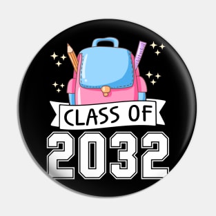 Class of 2032 Grow With Me Gift For Kindergarten Future Graduates Pin