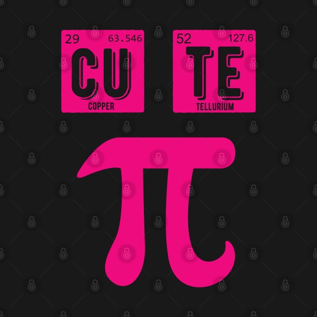 Cute Pie Pi Day Cutie Math Periodic Table Pink math teacher by Gaming champion