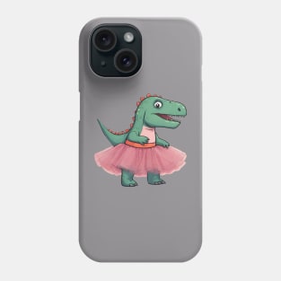 Dinosaurier in Tütü Phone Case