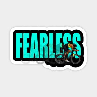 Fearless Cyclist Magnet