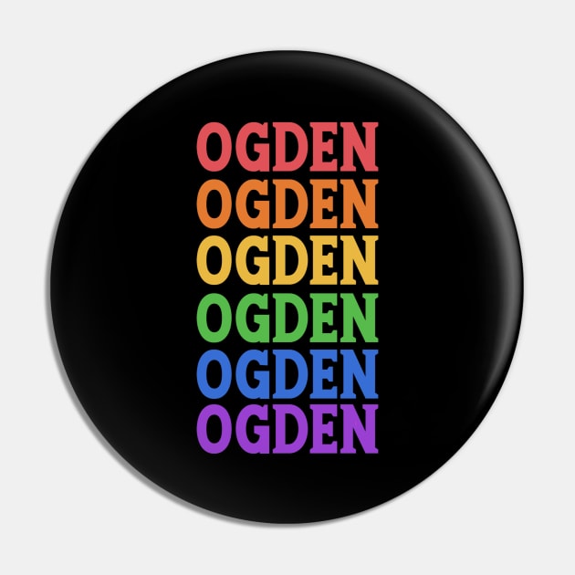 OGDEN COLORFUL CITY Pin by OlkiaArt