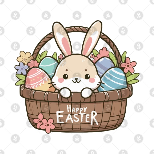 Bunny Easter Basket by katzura