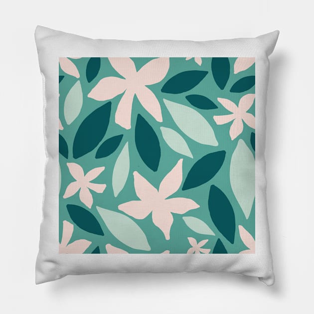 Spring Pattern Art Collection 13 Pillow by marknprints