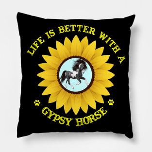 Gypsy Horse Lovers Pillow
