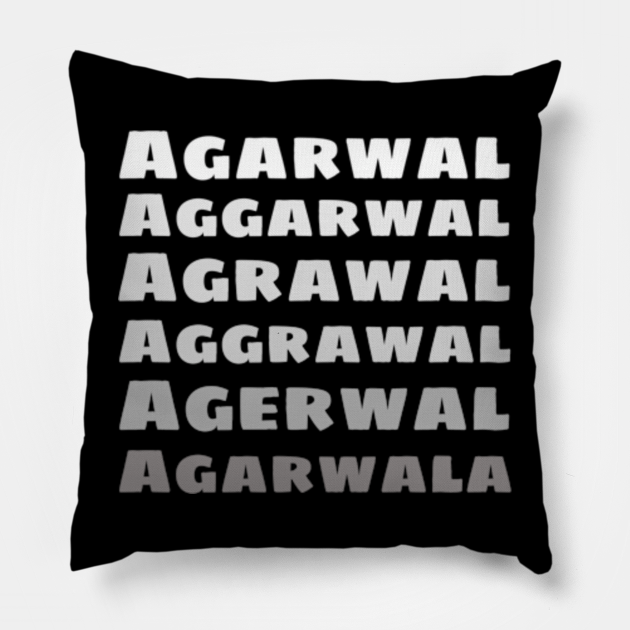 Agarwal Funny Hindi Name Joke | Indian Last Names Meme - Hindi Meme - Pillow | TeePublic Agarwal Funny Hindi Name Joke | Indian Last Names Meme - Hindi Meme - Pillow | TeePublic