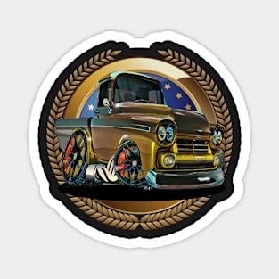 1959 Hot Rod Pickup Magnet