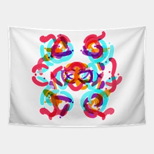 Abstract Illustration vector playful Tapestry