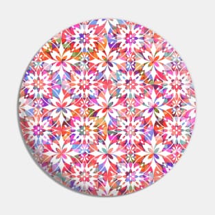 Mediterranean Tiles N.02 / Colorful Summer Festival Pin