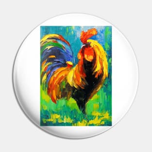 Rooster Pin