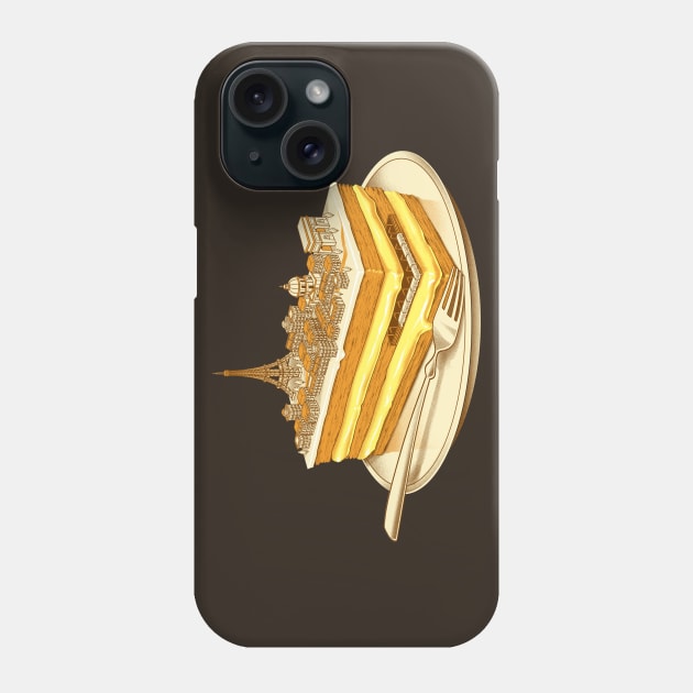 Hungry for Travels: Slice of Paris Phone Case by Tobe_Fonseca