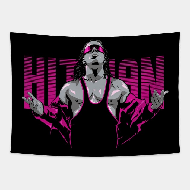 Vintage Bret Hitman Hart Tapestry by portraiteam