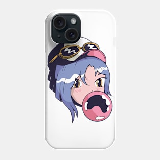 Cute Anime Girl Bubble Gum Phone Case