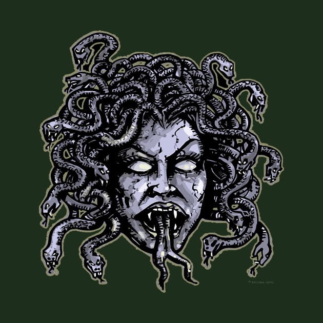 Medusa Gorgon by monstermangraphic