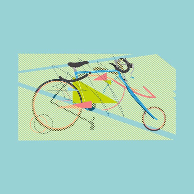 Abstract Geometric Bike by Mended Arrow