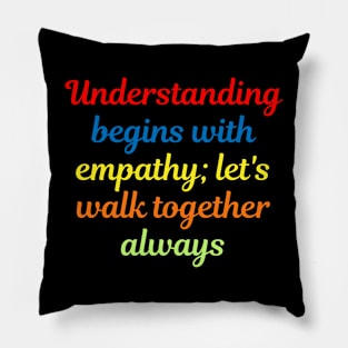 Neurodiversity: where brilliance shines in myriad beautiful forms Pillow